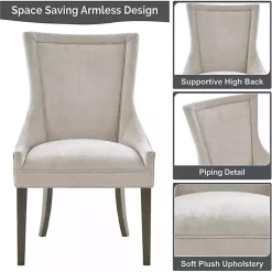 Kirklands Home Dining Chairs|Madison Park Ultra Dining Chairs, Set of 2 Ivory