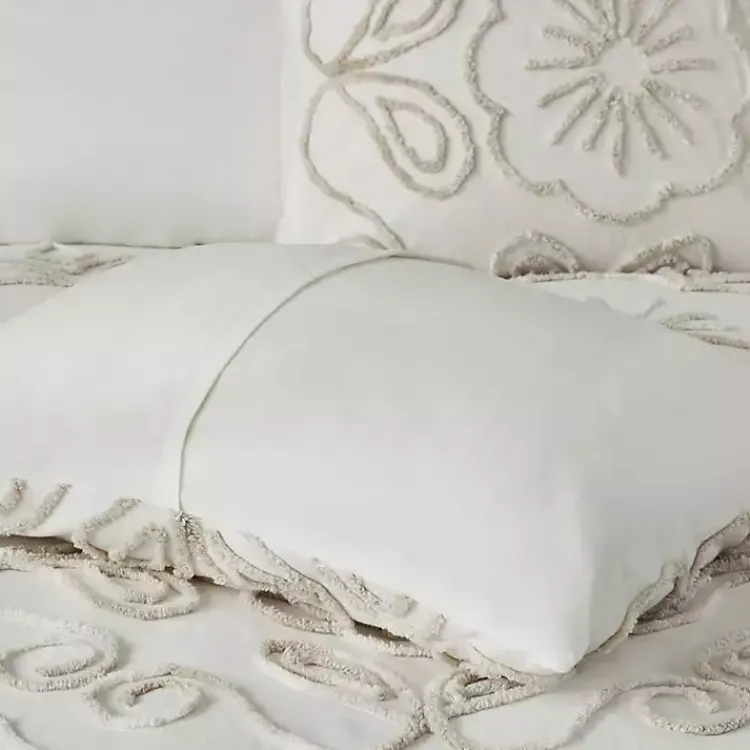 Kirklands Home Comforters|Medallion Full/Queen 3-pc. Comforter Set Ivory