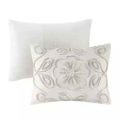 Kirklands Home Comforters|Medallion Full/Queen 3-pc. Comforter Set Ivory
