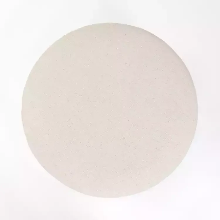 Kirklands Home Coffee Tables|Round Storage Coffee Table Ottoman Ivory