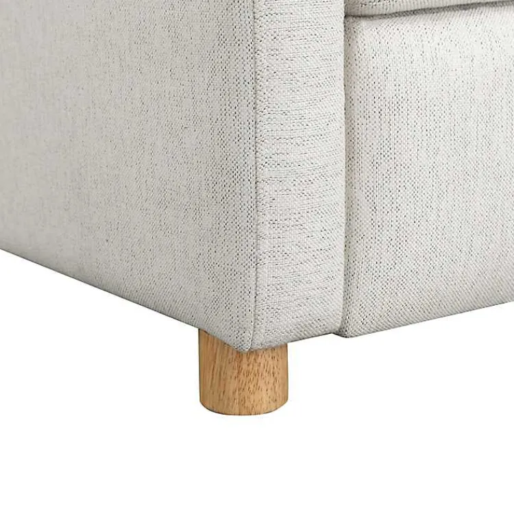 Kirklands Home Accent Chairs|Rounded Push Back Recliner Ivory