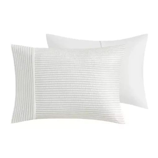 Kirklands Home Comforters|Seersucker 3-pc. Full/Queen Comforter Set Ivory