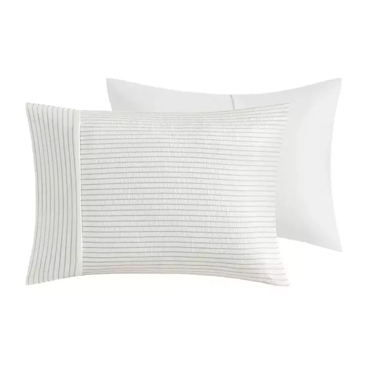 Kirklands Home Comforters|Seersucker 3-pc. Full/Queen Comforter Set Ivory