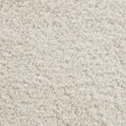 Kirklands Home Benches & Ottomans|Ivory Sherpa & Walnut Rectangle Storage Ottoman