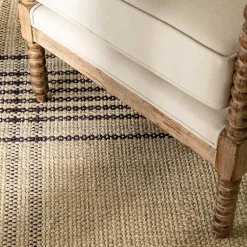 Kirklands Home Accent Chairs|Spencer Spindle Armchair Ivory