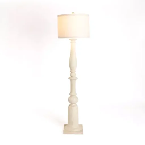 Kirklands Home Floor Lamps|Spindle Charlotte Floor Lamp Ivory