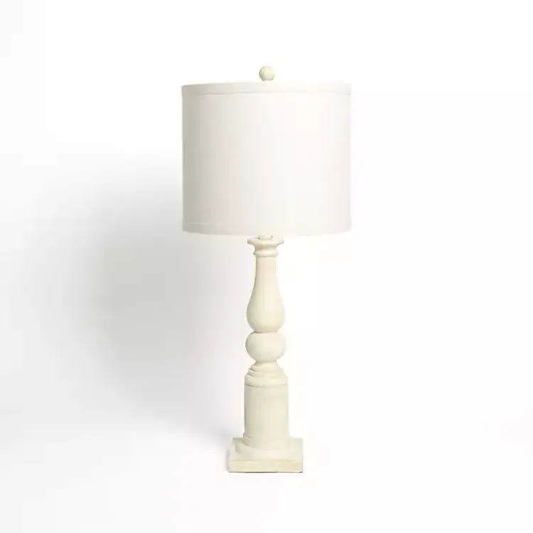 Kirklands Home Table Lamps|Spindle Charlotte Table Lamp Ivory