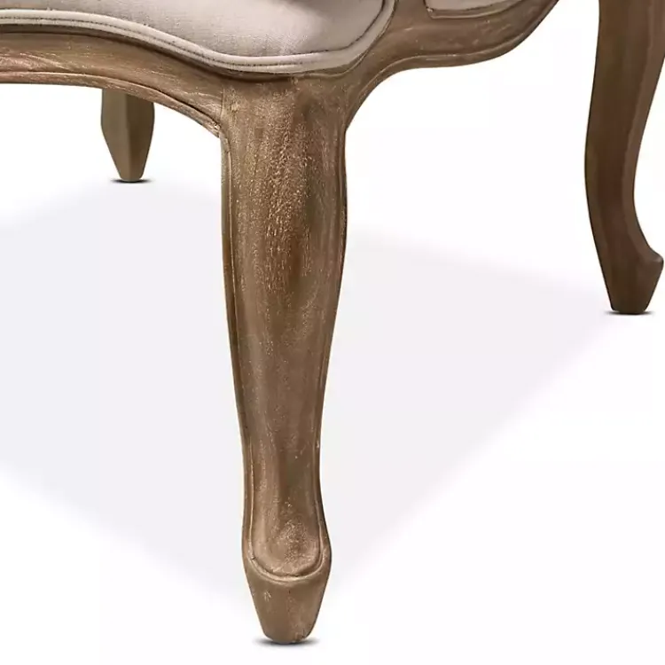 Kirklands Home Accent Chairs|Streaked Antique Accent Chair Ivory
