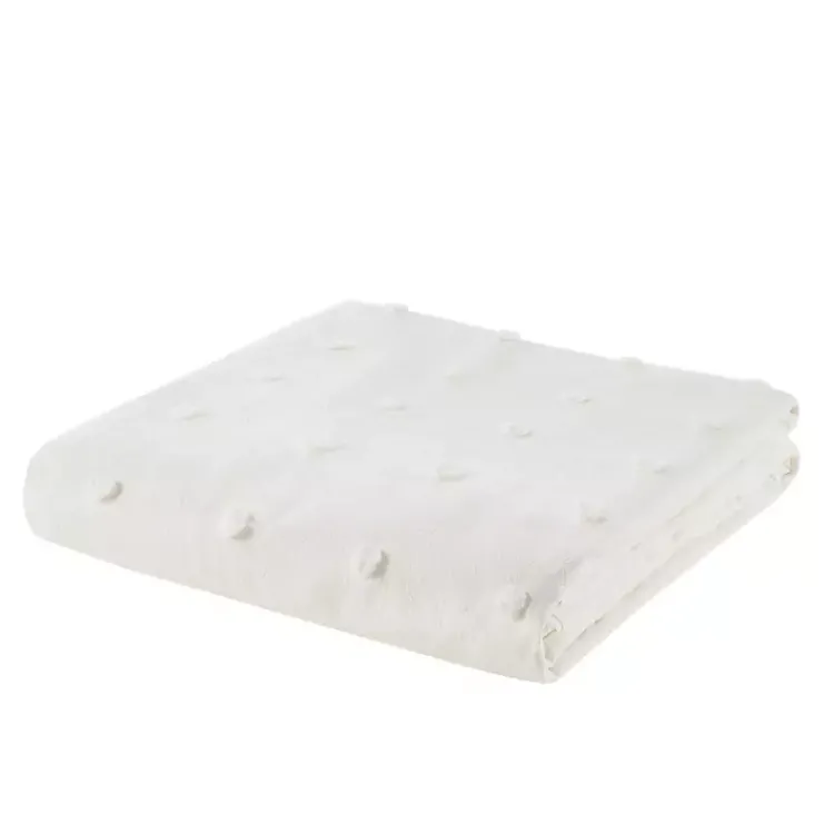 Kirklands Home Duvets|Tufted Cotton 7-pc. Full/Queen Duvet Set Ivory