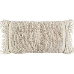 Clearance Tufted Macrame Tassels Lumbar Pillow Pillows