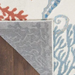 Kirklands Home Area Rugs|Ivory Underwater Paradise Area Rug, 5x7