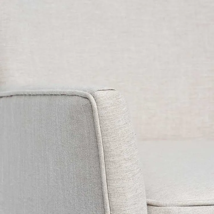 Kirklands Home Accent Chairs|Upholstered Armchair Ivory