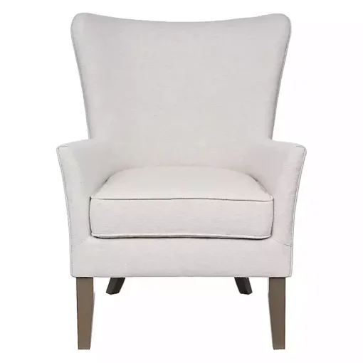 Kirklands Home Accent Chairs|Upholstered Armchair Ivory