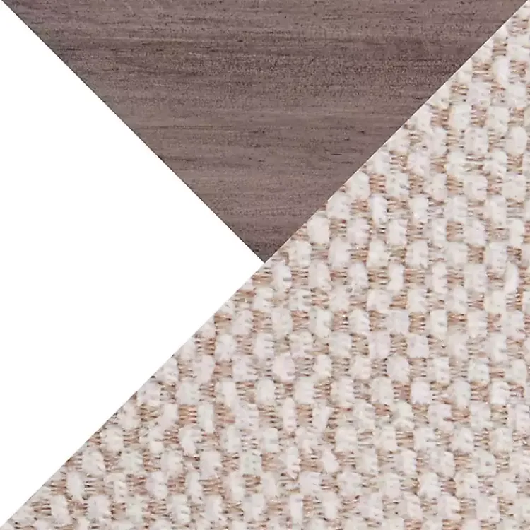 Kirklands Home Accent Chairs|Ivory Upholstered Wood Accent Chair Gray