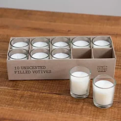 Discount Votive Candles, Set of 10 Candles