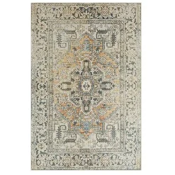 Kirklands Home Area Rugs|Wilcox Medallion Area Rug, 6x9 Ivory