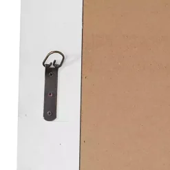 Kirklands Home Decorative Mirrors|Ivory Window Frame Beveled Mirror