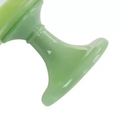 Kirklands Home Serving & Entertaining|Jadeite Glass Martha Stewart Scalloped Cake Stand Green