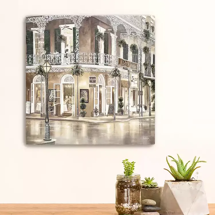 Best Jazz Street I Canvas Art Print, 20x20 in. Mardi Gras Decorations