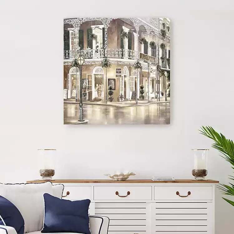 Discount Jazz Street I Canvas Art Print, 30x30 in. Mardi Gras Decorations