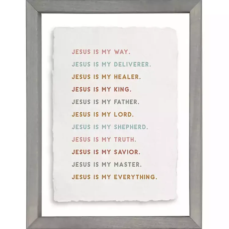 Kirklands Home Wall Quotes & Signs|Jesus is My Everything Wall Plaque
