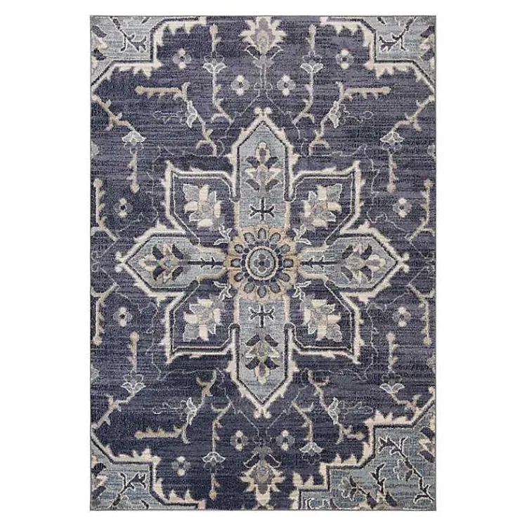 Kirklands Home Area Rugs|Jordan Eva Medallion Area Rug, 7x10 Purple