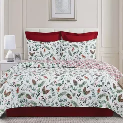 Kirklands Home Quilts|Jovie Pinecone 3-pc. Full/Queen Quilt Set