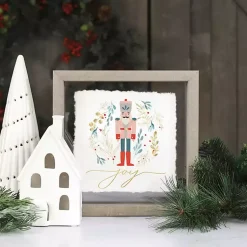 Joy Nutcracker Framed Art Print Christmas Art & Wall Decor