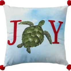 Outlet Joy Sea Turtle Pom Pom Pillow Christmas Pillows