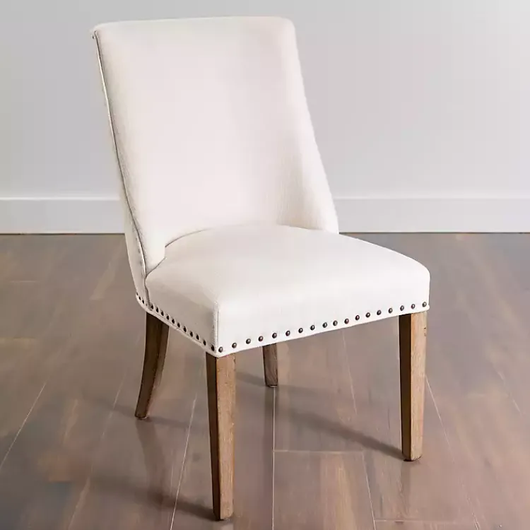 Kirklands Home Dining Chairs|Julia Cream Upholstered Dining Chair Ivory