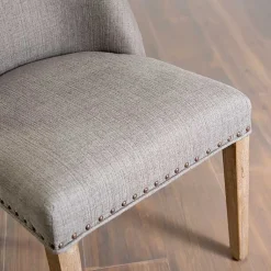 Kirklands Home Dining Chairs|Julia Upholstered Dining Chair Gray