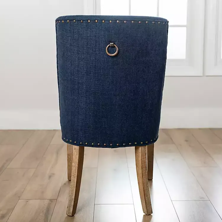 Kirklands Home Dining Chairs|Julia Navy Upholstered Dining Chair Blue