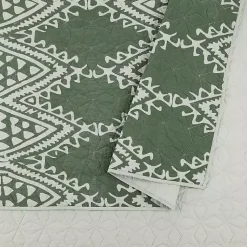 Kirklands Home Quilts|Justina Blakeney Aisha Queen Quilt Set Green