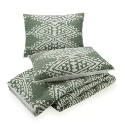 Kirklands Home Quilts|Justina Blakeney Aisha King Quilt Set Green
