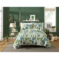 Kirklands Home Duvets|Justina Blakeney Green Jardin King Duvet Set