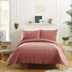 Kirklands Home Quilts|Justina Blakeney 3-pc. Full/Queen Quilt Set Red