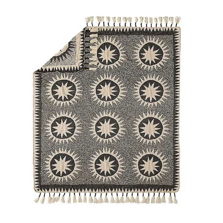 Hot Justina Blakeney Sun Medallion and Dots Throw Blankets & Throws