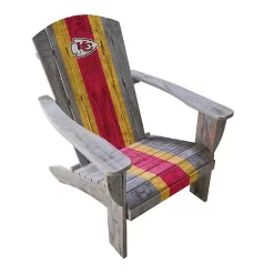 Kirklands Home Outdoor Seating|Kansas City Chiefs Adirondack Outdoor Chair Brown
