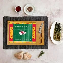 Kirklands Home Serving & Entertaining|Kansas City Chiefs Cutting Board & Knife Set