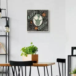 Outlet Keep It Creepy Skeleton Canvas Art Print Halloween