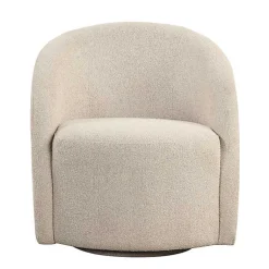 Kirklands Home Accent Chairs|Khaki Boucle Danielle Accent Chair Tan