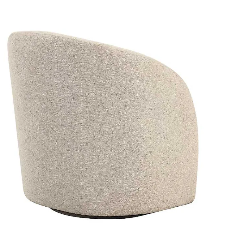 Kirklands Home Accent Chairs|Khaki Boucle Danielle Accent Chair Tan