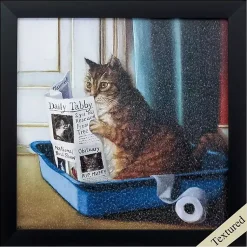 Kirklands Home Framed Art|Kitty Throne Framed Art Print