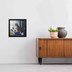 Kirklands Home Framed Art|Kitty Throne Framed Art Print