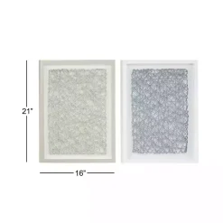 Kirklands Home Framed Art|Knotted String 2-pc. Shadow Box Set