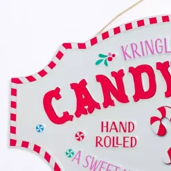 New Kringle Candy Co Christmas Wall Plaque Christmas Art & Wall Decor