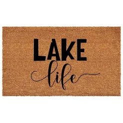 Kirklands Home Doormats|Lake Life Script Doormat