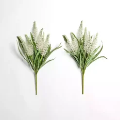 Large Cream Heather Bushes, Set of 2 Stems & Bouquets