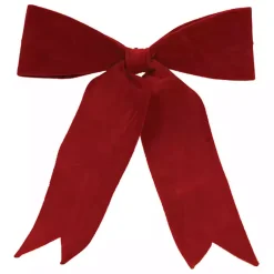Outlet Large Velvet Christmas Bows, Set of 2 Christmas Decorations
