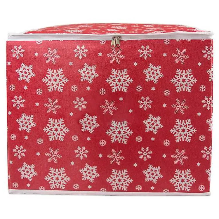 Sale Large Snowflake Ornament Storage Box Seasonal Storage
